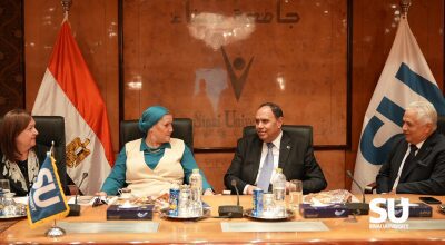 National Council for Childhood and Motherhood visited Sinai University (5)