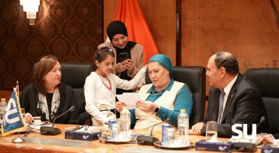 National Council for Childhood and Motherhood visited Sinai University (7)