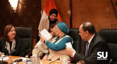 National Council for Childhood and Motherhood visited Sinai University (8)