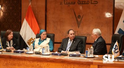 National Council for Childhood and Motherhood visited Sinai University (9)