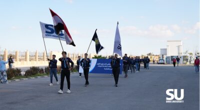 المهرجان الكشفي السنوي الأول لجوالي وجوالات جامعة سيناء فرع القنطرة (3)