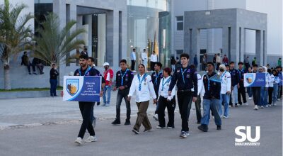 المهرجان الكشفي السنوي الأول لجوالي وجوالات جامعة سيناء فرع القنطرة (6)