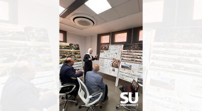 مناقشة مشروع تخرج الدفعة الثالثة (2021) لكلية الهندسة جامعة سيناء (فرع القنطرة) ربيع 2026 (4)